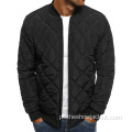 Alta Qualidade Quilted Bomber Jacket Mens